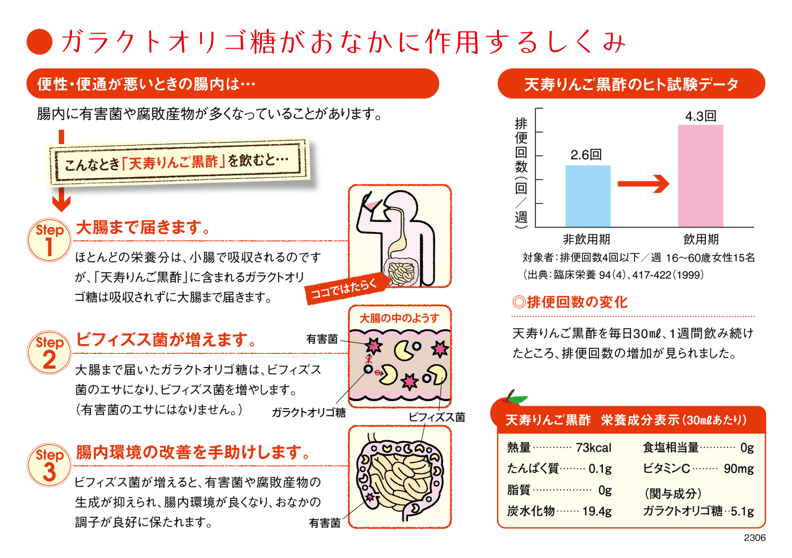 坂元の天寿りんご黒酢【700ml】(特定保健用食品)*