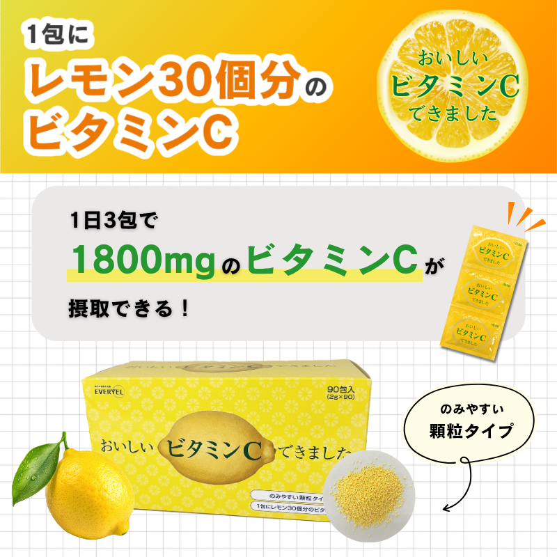 ●クオールオリジナル●おいしいビタミンＣできました【90包入】*