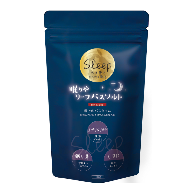 眠りや リーフバスソルト＜無香料＞【1kg】