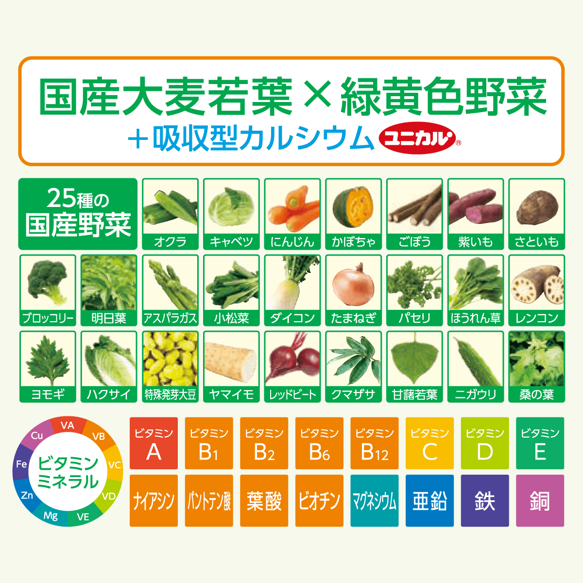 ●クオール薬局オリジナル●エブリエル 緑黄色野菜のすごーい青汁★QOL管理栄養士推奨★【60袋入り】（栄養機能食品）*