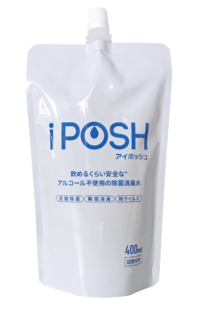 iposh アイポッシュ弱酸性次亜塩素酸400ml×3